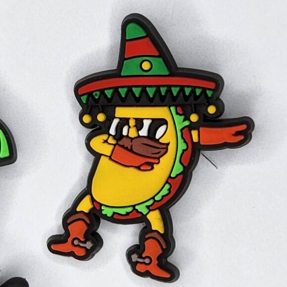Fiesta Croc Charms | Set of 4 | Jibbitz | Shoe decoration | NEW | Cinco de Mayo - Picture 3 of 6